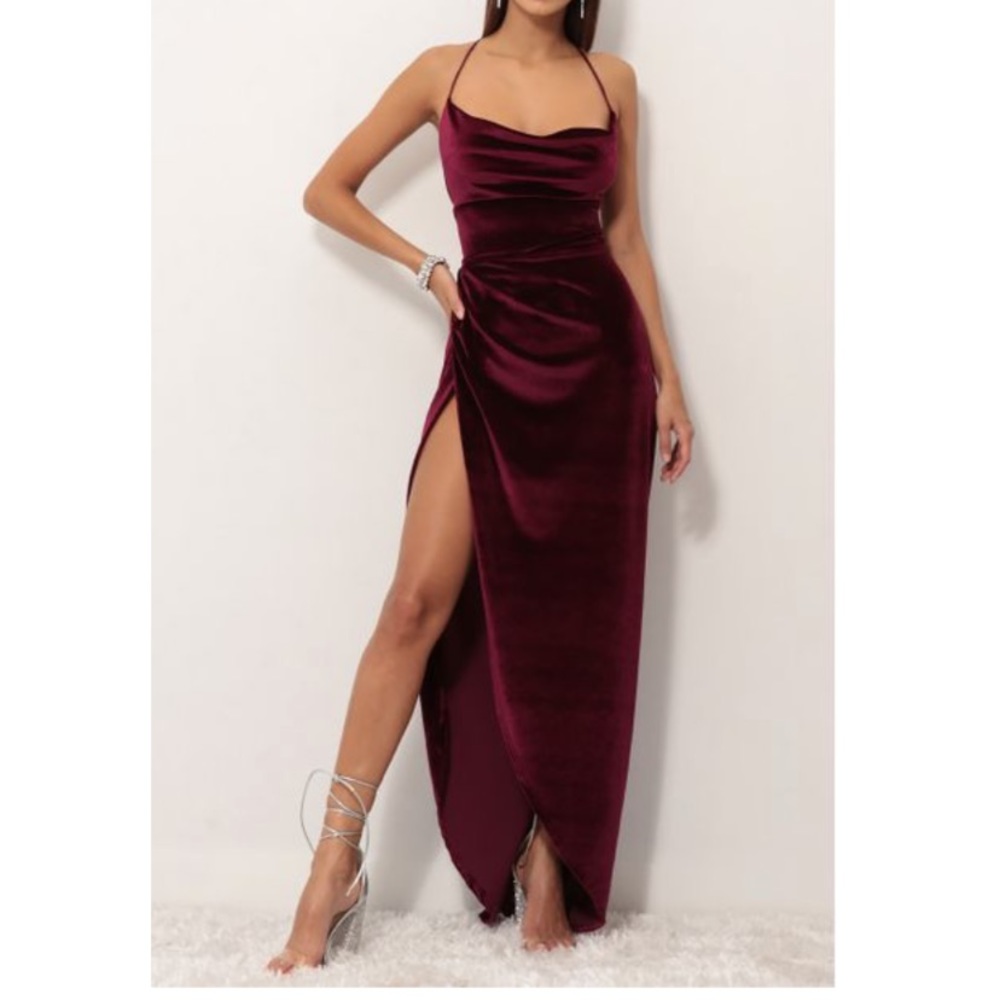 Red Velvet Dress
